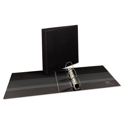 Heavy-Duty View Binder With Durahinge And One Touch Ezd Rings, 3 Rings, 2" Capacity, 11 X 8.5, Black
