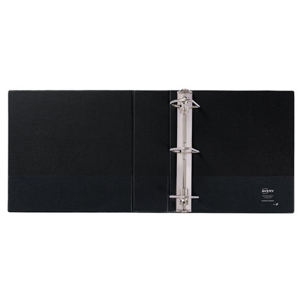 Durable Non-View Binder With Durahinge And Slant Rings, 3 Rings, 3" Capacity, 11 X 8.5, Black
