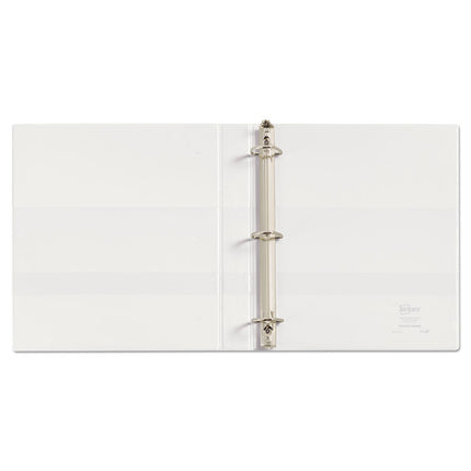 Durable View Binder With Durahinge And Ezd Rings, 3 Rings, 1" Capacity, 11 X 8.5, White, (9301)