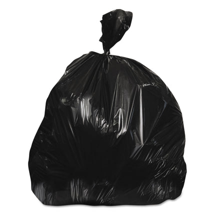 Linear Low-Density Can Liners, 45 Gal, 0.7 Mil, 40" X 46", Black, 250/carton