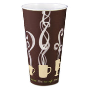 Thermoguard Insulated Paper Hot Cups, 20 oz, Steam Print Design, 600/Carton