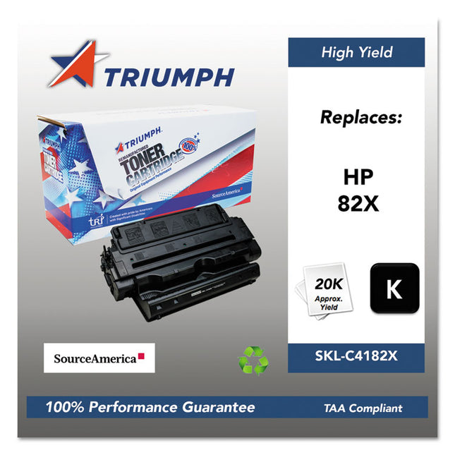751000nsh0184 Remanufactured C4182x (82x) High-Yield Toner, 20,000 Page-Yield, Black