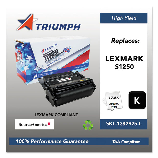 751000nsh0207 Remanufactured 1382625 High-Yield Toner, 17,600 Page-Yield, Black