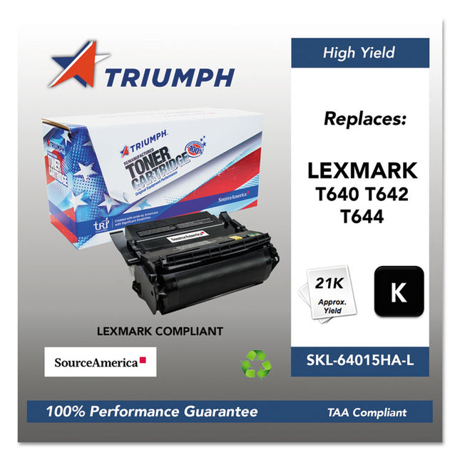 751000nsh0381 Remanufactured 64035ha High-Yield Toner, 21,000 Page-Yield, Black