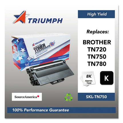 751000nsh1379 Remanufactured Tn750 High-Yield Toner, 8,000 Page-Yield, Black