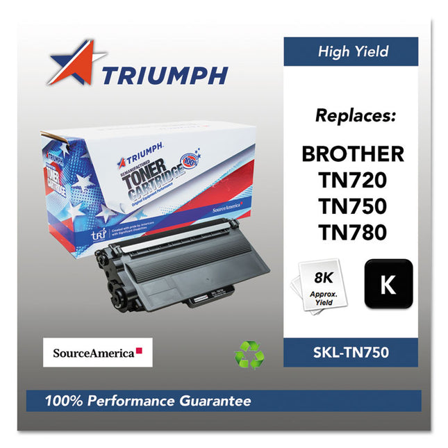 751000nsh1379 Remanufactured Tn750 High-Yield Toner, 8,000 Page-Yield, Black