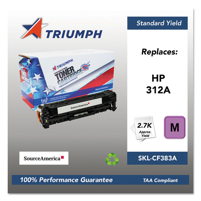 751000nsh1410 Remanufactured Cf383a (312a) Toner, 2,700 Page-Yield, Magenta