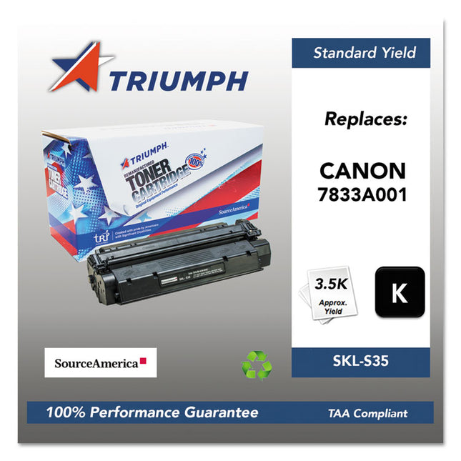 751000nsh0351 Remanufactured 7833a001aa (s35) Toner, 3,500 Page-Yield, Black