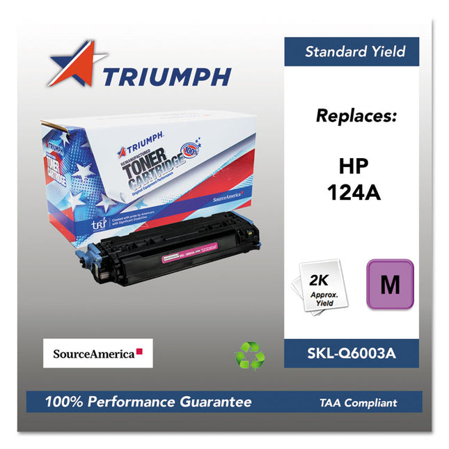 751000nsh0294 Remanufactured Q6003a (124a) Toner, 2,000 Page-Yield, Magenta