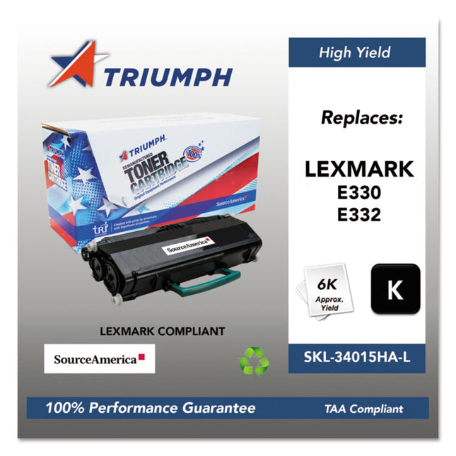 751000nsh1006 Remanufactured 34015ha High-Yield Toner, 6,000 Page-Yield, Black