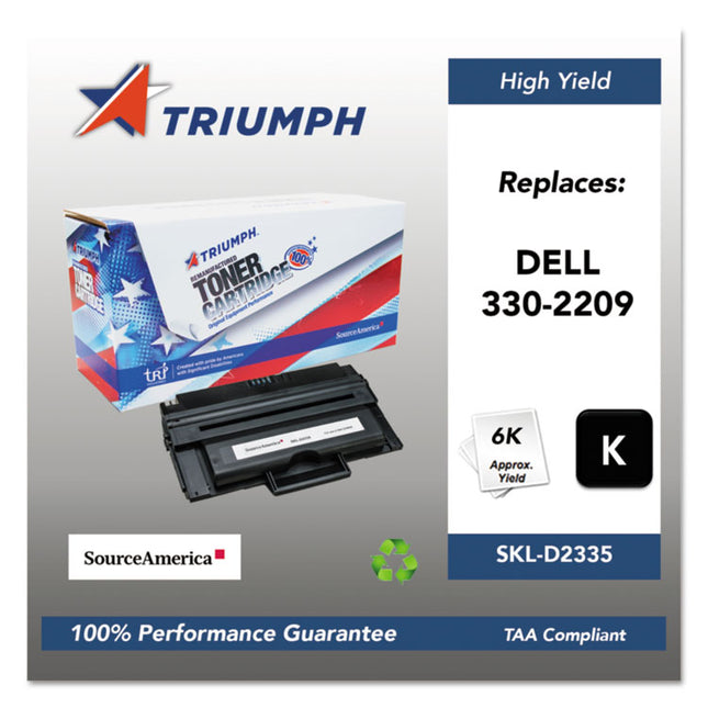 751000nsh1086 Remanufactured 330-2209 High-Yield Toner, 6,000 Page-Yield, Black