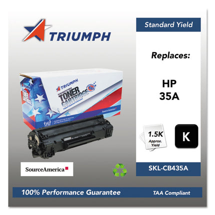 751000nsh0962 Remanufactured Cb435a (35a) Toner, 1,500 Page-Yield, Black