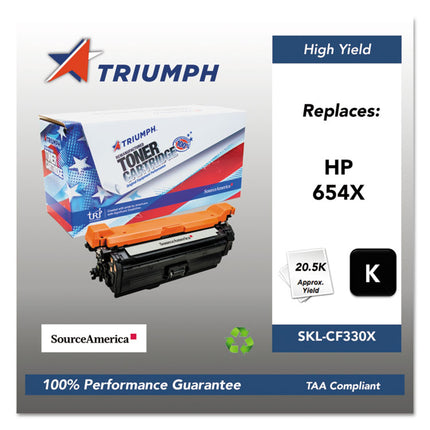 751000nsh1599 Remanufactured Cf330x (652x) High-Yield Toner, 20,500 Page-Yield, Black