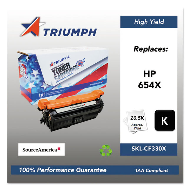 751000nsh1599 Remanufactured Cf330x (652x) High-Yield Toner, 20,500 Page-Yield, Black