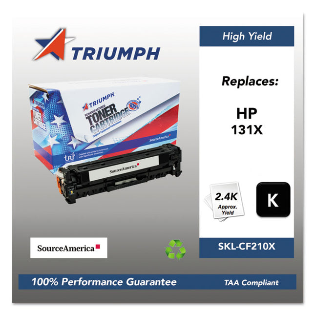 751000nsh1398 Remanufactured Cf210x (131x) High-Yield Toner, 2,400 Page-Yield, Black