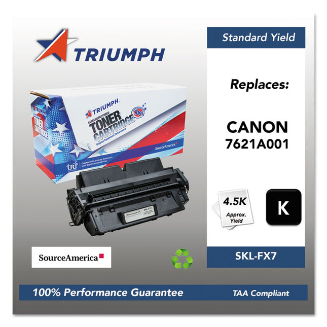 751000nsh0132 Remanufactured 7621a001aa (fx-7) Toner, 4,500 Page-Yield, Black