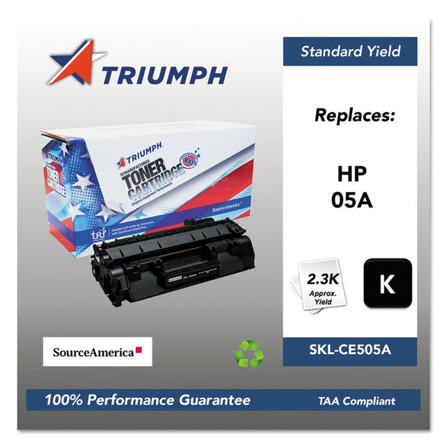 751000nsh0966 Remanufactured Ce505a (05a) Toner, 2,300 Page-Yield, Black