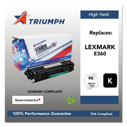 751000nsh1061 Remanufactured E360h21a High-Yield Toner, 9,000 Page-Yield, Black
