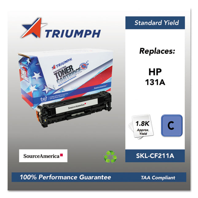 751000nsh1399 Remanufactured Cf211a (131a) Toner, 1,800 Page-Yield, Cyan