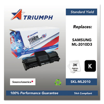 751000nsh1146 Remanufactured Ml-2010d3 Toner, 3,000 Page-Yield, Black