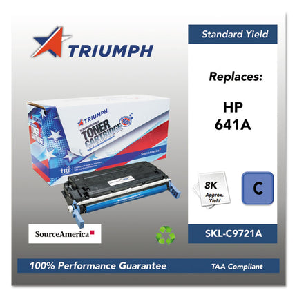 751000nsh0191 Remanufactured C9721a (641a) Toner, 8,000 Page-Yield, Cyan