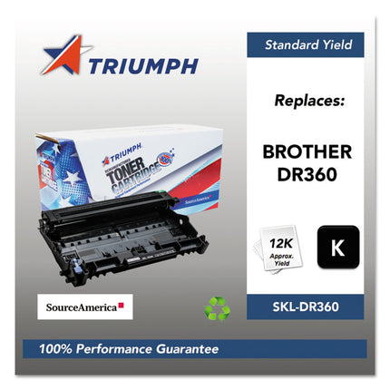 751000nsh1066 Remanufactured Dr360 Drum Unit, 12,000 Page-Yield, Black