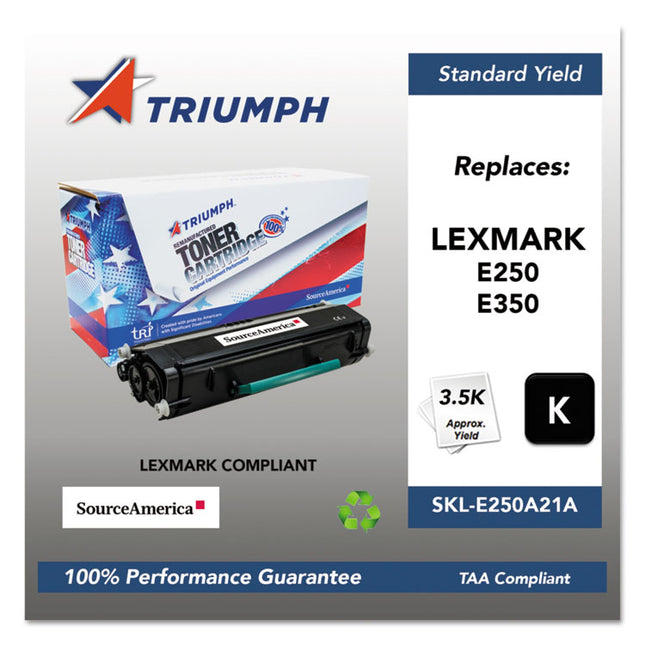 751000nsh1331 Remanufactured E250a11a Toner, 3,500 Page-Yield, Black