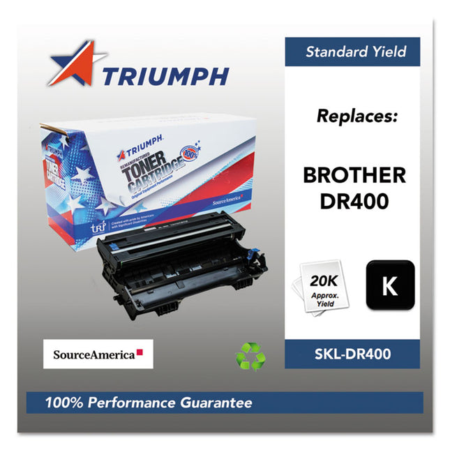 751000nsh0123 Remanufactured Dr400 Drum Unit, 20,000 Page-Yield, Black