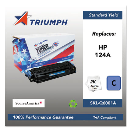 751000nsh0292 Remanufactured Q6001a (124a) Toner, 2,000 Page-Yield, Cyan