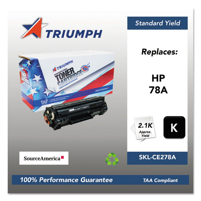 751000nsh1099 Remanufactured Ce278a (78a) Toner, 2,100 Page-Yield, Black