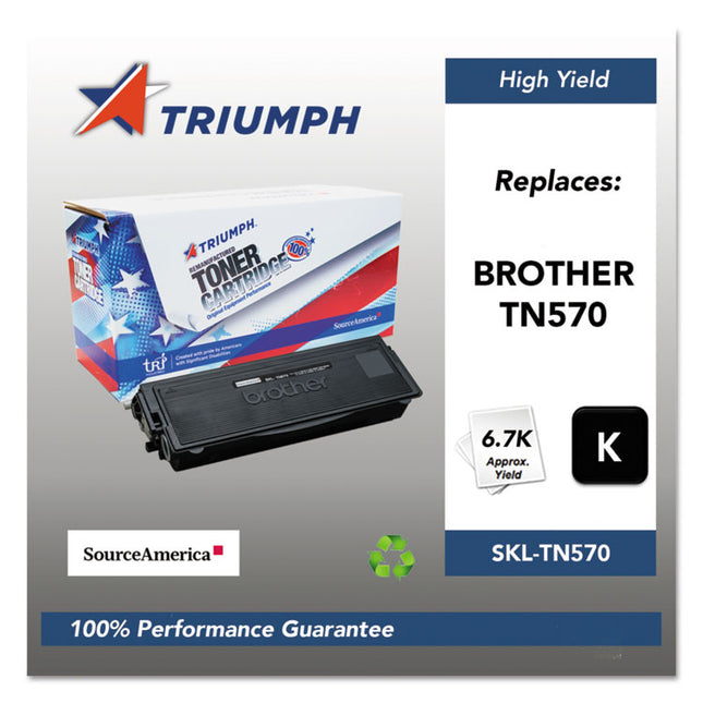 751000nsh1073 Remanufactured Tn570 High-Yield Toner, 6,700 Page-Yield, Black