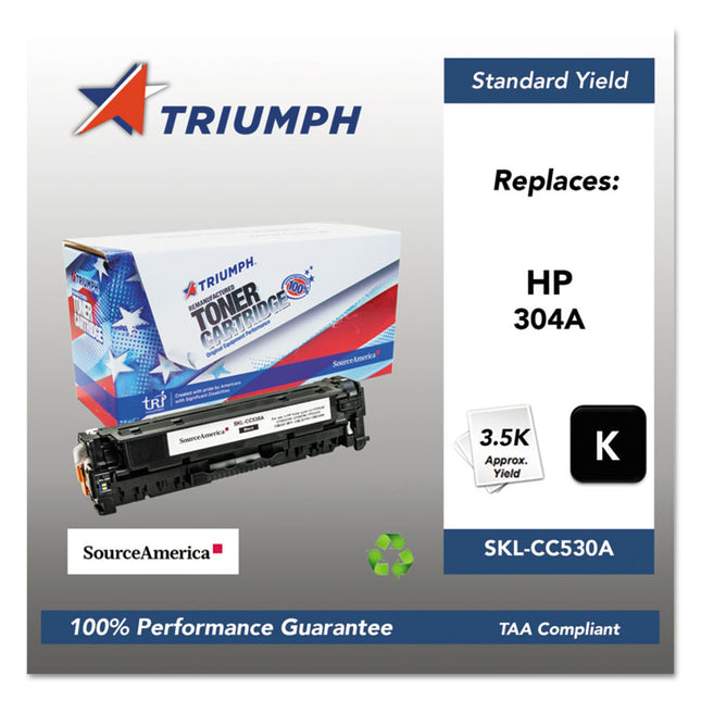 751000nsh0971 Remanufactured Cc530a (304a) Toner, 3,500 Page-Yield, Black