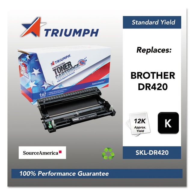 751000nsh1320 Remanufactured Dr420 Drum Unit, 12,000 Page-Yield, Black