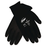 Ninja Hpt Pvc Coated Nylon Gloves, Large, Black, Pair
