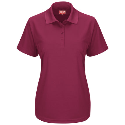 Red Kap® Women's Short Sleeve Performance Knit® Pocketless Core Polo / SK97BU