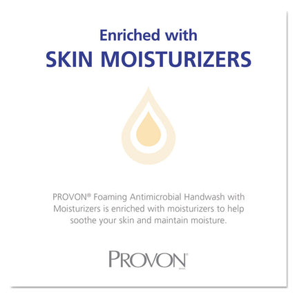 Foaming Antimicrobial Handwash/Moisturizer Refill, For FMX-12 Dispenser, Light Floral Scent, 1,250 mL