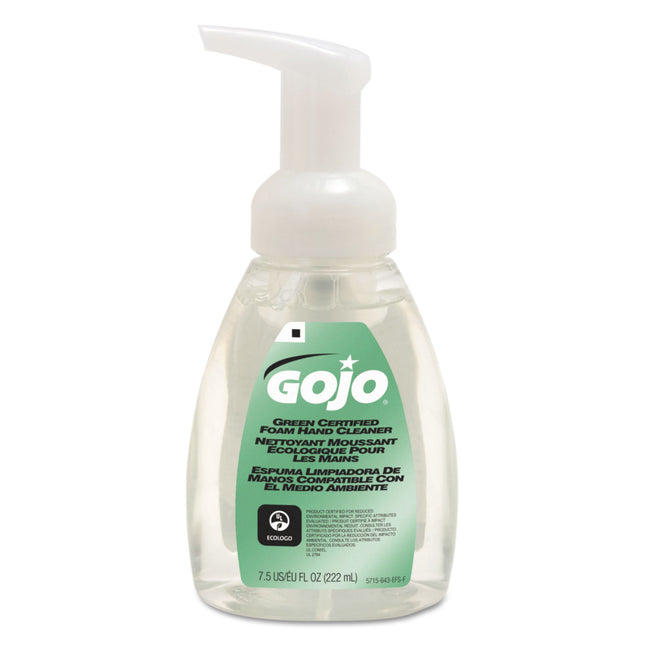 Green Certified Foam Soap, Fragrance-Free, 7.5 oz