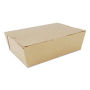 ChampPak Carryout Boxes, #3, 7.75 x 5.5 x 2.5, Brown, Paper, 200/Carton
