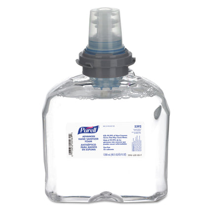 Advanced Hand Sanitizer TFX Refill, Foam 1,200 mL, Unscented