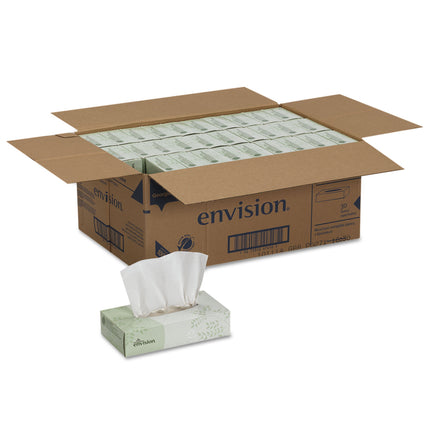Facial Tissue, 2-Ply, White, 100 Sheets/box, 30 Boxes/carton