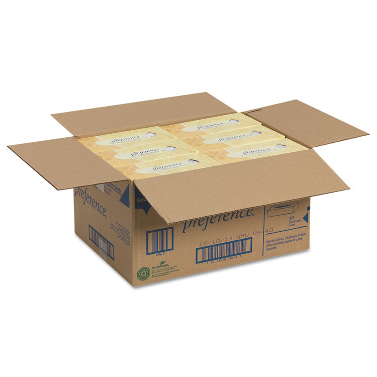 Pacific Blue Select Facial Tissue, 2-Ply, White, Flat Box, 100 Sheets/box, 30 Boxes/carton