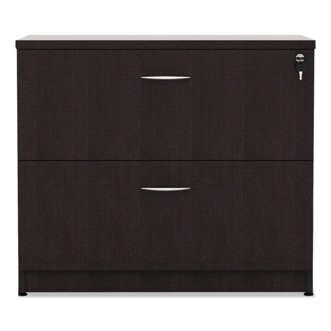 Alera Valencia Series Lateral File, 2 Legal/letter-Size File Drawers, Espresso, 34" X 22.75" X 29.5"
