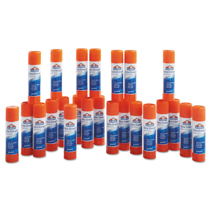 Extra-Strength Office Glue Stick, 0.28 Oz, Dries Clear, 24/pack