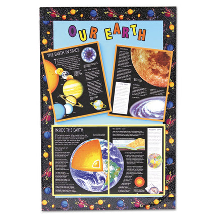 Foam Board, CFC-Free Polystyrene, 20 x 30, Black Surface and Core, 10/Carton