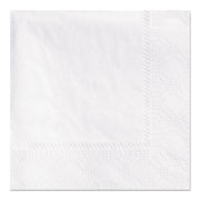 Beverage Napkins, 2-Ply 9 1/2 X 9 1/2, White, Embossed, 1000/carton