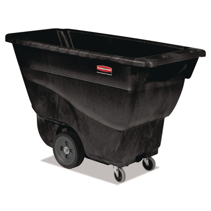 0.5 cu yd Structural Foam Tilt Truck, Utility Duty, 450 lb Capacity, Black
