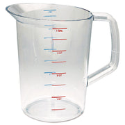 Bouncer Measuring Cup, 4 qt, Plastic, Clear
