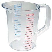 Bouncer Measuring Cup, 2 qt, Plastic, Clear