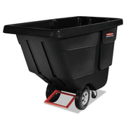 0.5 cu yd BRUTE Rotomolded Tilt Truck, 450 lb Capacity, Black