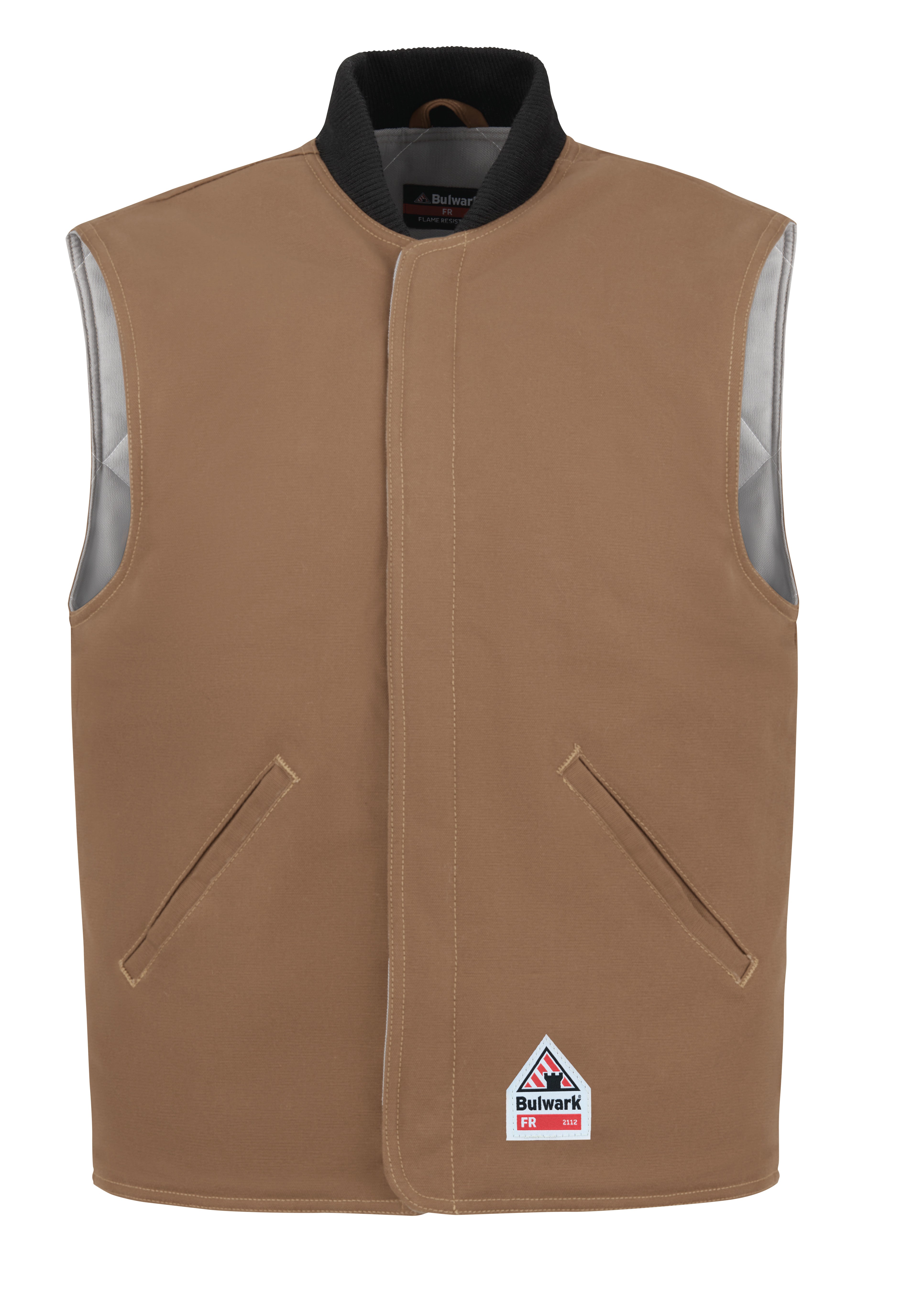 Bulwark® Brown Duck Vest Jacket Liner / LLS8BD
